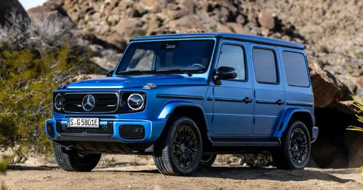 Mercedes Benz G Class Electric unveiled