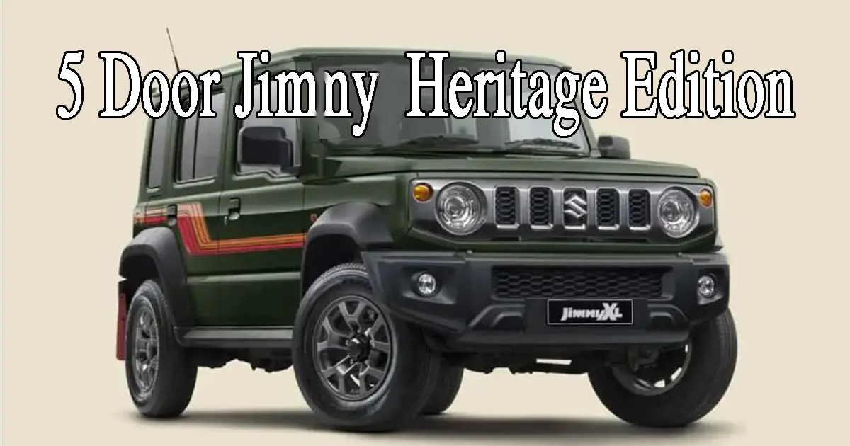 Suzuki 5 Door Jimmy Heritage Edition Price revealved