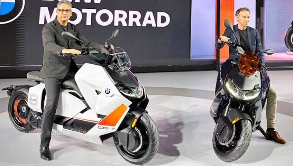 Luxury BMW CE 04 electric scooter launched at Rs 14.90 lakh, two colour options and great features