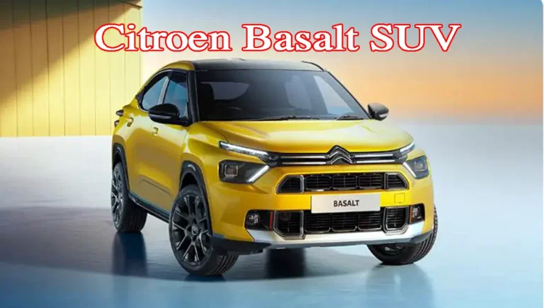 Citroen Basalt SUV interior will surprise everyone, it will be equipped with great features along with design