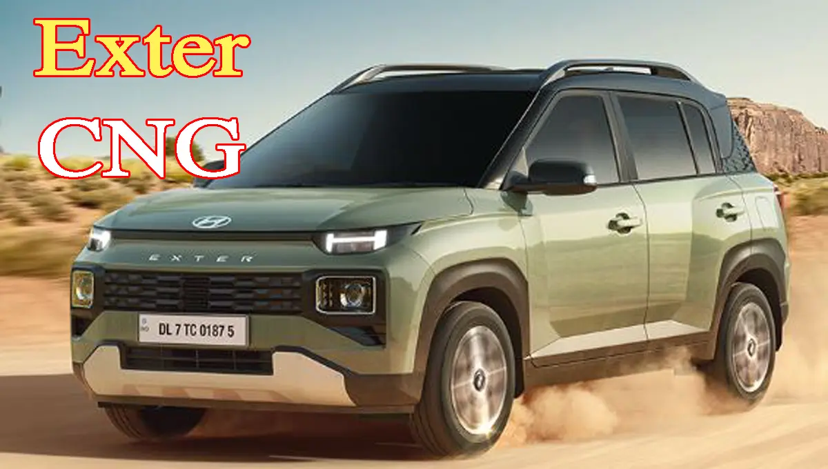 hyundai aixtair chng suv : lon‍ch hua dhaakad esayoovee aixtair ka chng verient, keemat 8.50 laakh rupaye se shuroo, teen kalar verient ke saath upalab‍dh ज़्यादा दिखाएं 129 / 5,000 Hyundai Exter CNG SUV: CNG variant of the powerful SUV Exter launched, price starts at Rs 8.50 lakh, available in three color variants