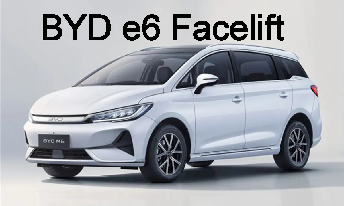 BYD e6 Facelift, the new facelift version of BYD e6 will be launched in India by Diwali, new information revealed in the teaser