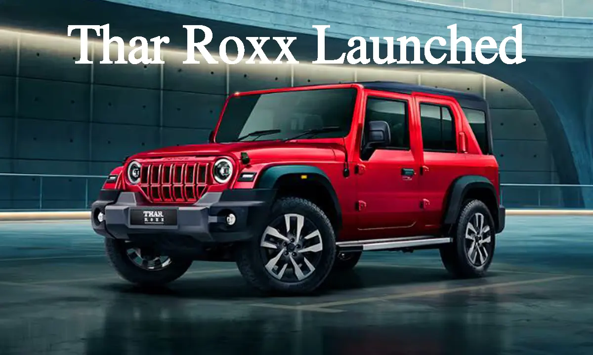 Mahindra Thar Roxx launched, price also revealed