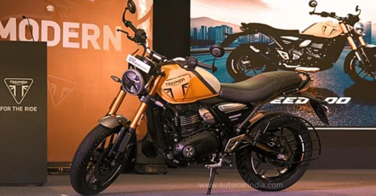 New Triumph Speed ​​400 bike launched, know price, new colors and upgrades